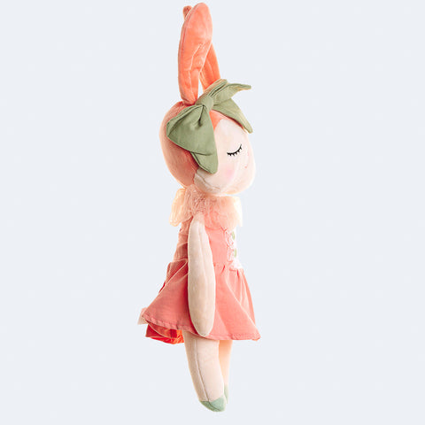 Boneca Metoo Angela Liz Coral - 33 cm - lateral boneca de pelúcia