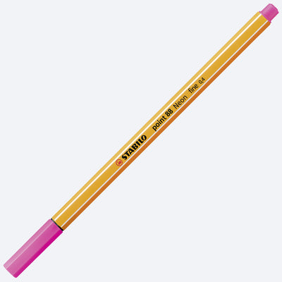 Caneta Stabilo Point 88 Pink  - frente da caneta