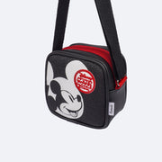 Bolsa Tiracolo Tweenie Mickey Mouse Glitter Preta - bolsa transversal