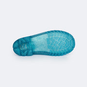 Bota Galocha de Led Infantil Pampili Lulu Glee Transparente Azul - bota de plástico