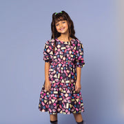 Vestido Infantil Bambollina Estampa Road Trip Colorido - vestido bambollina estampado