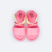 Sandália de Led Infantil Pampili Lulli Laço Perfuros Colorida - superior da sandália confortável