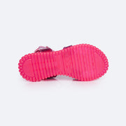Sandália Papete Infantil Pampili Candy Surprise Pink e Colorida - solado antiderrapante