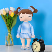 Boneca Metoo Angela Malu Azul - 33 cm - boneca metoo pelúcia