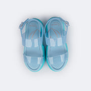 Sandália Feminina Tweenie Maya Glee Tiras Azul Dalia - superior da sandália confortável e leve