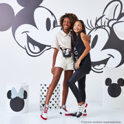 Bolsa Tiracolo Tweenie Mickey Mouse Glitter Preta - Menina com bolsinha