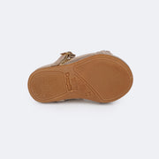 Sapato Infantil Pampili Mini Angel Trança Strass Dourado - sapato infantil feminino