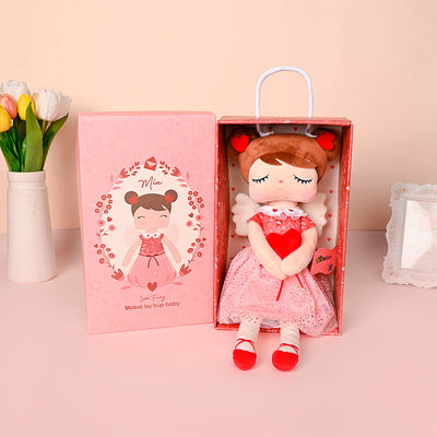 Boneca Metoo Angela Fada Mia com Caixa Vermelha - boneca com caixa