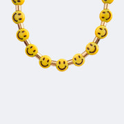 Colar Choker Infantil Pampili Smiles Amarelo - colar com emoji