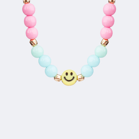 Colar Choker Infantil Pampili Smile Colorido - colar emoji