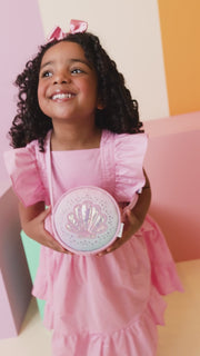 Bolsa Infantil Pampili Degradê Rosa Princesa Ariel © DISNEY