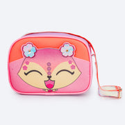 Bolsa Infantil Pampili Pamps com Glitter Rosa Neon - frente da bolsa neon