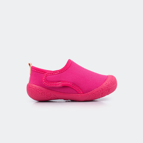 Tênis Primeiros Passos Danda com Velcro Pink.