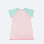 Camisola Infantil Tip Top Glitter Cupcake Rosa - 4 a 10 Anos - costas da camisola infantil