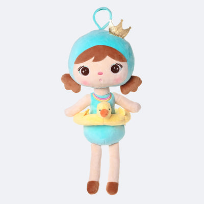 Boneca Metoo Jimbao Patinho Azul e Amarelo - frente boneca para menina