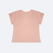 Camiseta Infantil Pampili Your Heart Metalizada Rosa Novo - costas camiseta feminina