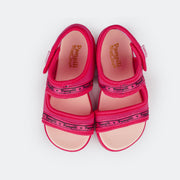 Sandália Papete Infantil Mini Fly Pink.