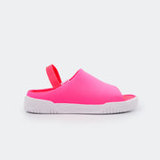 Sandália Infantil Charm Comfy Pink Neon.