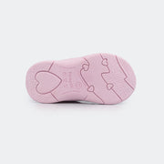 Tênis Infantil Flash Comfy Tie Dye Velcro Lilac Colorido.