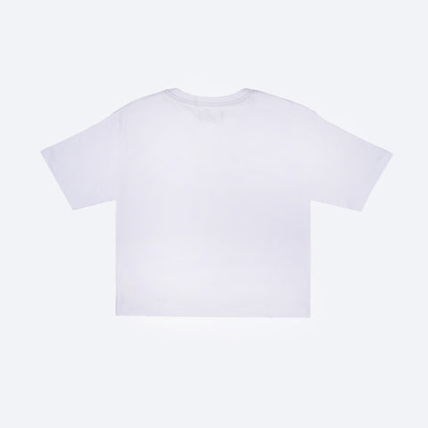Camiseta Infantil Vallen Urso Branca - costas da camiseta branca