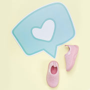 Tênis Infantil Primeiros Passos Confort Baby Calce Fácil Cristal Lilac.
