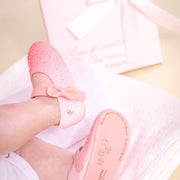 Sapato de Bebê Pampili Nina Momentos Especiais com Glitter Rosa Kiss.