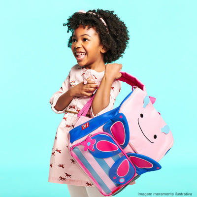 Mochila Escolar Skip Hop Zoo Borboleta Rosa e Azul - mochila escolar menina