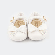Sapato Infantil Pampili Angel Branco Com Laço - pampili