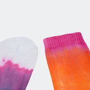 Meia 3/4 Cantarola Tie Dye Colorida - punho e ponta da meia infantil