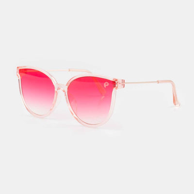 Óculos De Sol Infantil Feminino Pampili Pink Transparente - pampili