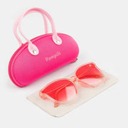 Óculos De Sol Infantil Feminino Pampili Pink Transparente - pampili